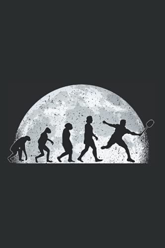 Badminton Tagesplaner: Federball Mond Evolution Badminton Geschenk / Kalender 2022 / Wochenplaner Tagesplaner Planer / Planungsbuch To-Do-Liste / 6x9 Zoll / 100 ausfüllbare Seiten