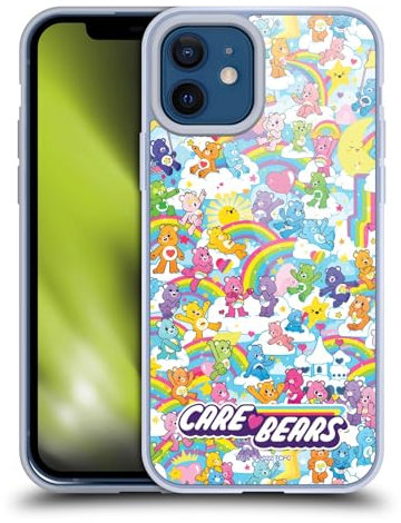 Head Case Designs Licenciado Oficialmente Care Bears Arco Iris 40 Aniversario Caso Funda de Gel Suave Compatible con Apple iPhone 12 / iPhone 12 Pro