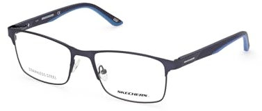Skechers Brillengestell (Model SE3300) für Herren, Rechteckig, gefertigt aus Metall (inklusive Brillenetui)