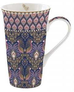 Easylife - Coffret MUG en Porcelaine 600 ML Peacock