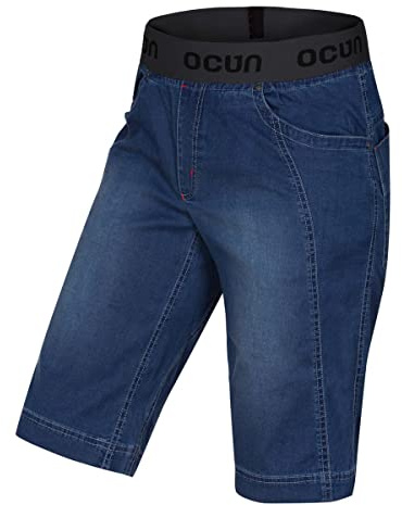 Ocun Mania Jeans Shorts Herren blau Größe XXL 2022 Hose kurz