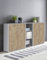 Schrankwand TABOR 8 Büroregal Aktenschrank Büroschrank abschließbar in diversen Farbvarianten (lichtgrau/Gold Harbor Oak)