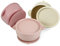 PandaEar Lot de 3 Bols pour Bébés avec Ventouse | Bol en Silicone Anti-Fuite et Anti-Dérapant avec Couvercles pour Bébés, Enfants en Bas Âge et Nourrissons (Rose)