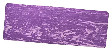 rockible Übungs Yogamatten, Pilates Fitnessgeräte, Tragbar, Reißfest, rutschfeste Matte, Yoga Pad, Workout für Heim Fitness Training, Muskelaufbau, Violett