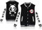 zhedu Kamado Tanjirou Lässige Baseball Uniform Unisex Harajuku Gothic Button Cardigan Herbst- Und Wintermantel Übergroße Langarmjacke (color 06,S)