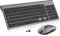 Combo Tastiera e Mouse Wireless,cimetech Layout Italiano QWERTY, Ricevitore USB Nano,per Computer, PC, Laptop, Desktop(Nero Grigio)