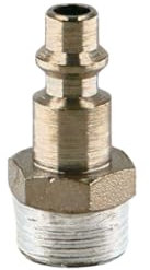 AIROUTIL Raccord Pneumatique Rapide 3/8″ Mâle - Montage Outils Pneumatiques - Raccord Rapide Air Comprimé Tuyau 5,5mm - Embout Compresseur Conique Norme ISO 6150-B