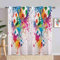 ANHOPE Bunte Aquarell Fußball Verdunklungsvorhänge mit Ösen Blickdichte Gardinen Thermo Vorhänge Blackout Curtain Kinder Jungen Mädchen Wohnzimmer Schlafzimmer Vorhang 2er Set H 245 x B 140 cm
