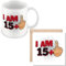 MUGGZ 16th Birthday Gift - Mug & Card - Middle Finger - Giftset - Made in The UK
