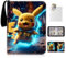 Thingehoy Sammelalbum für Pokemon Karten, Sammelkarten Album Karten Hefter Karten Ordner mit Reißverschluss, Geburtstagsgeschenke für Kinder, 50 Seiten 400 Karten Kapazität