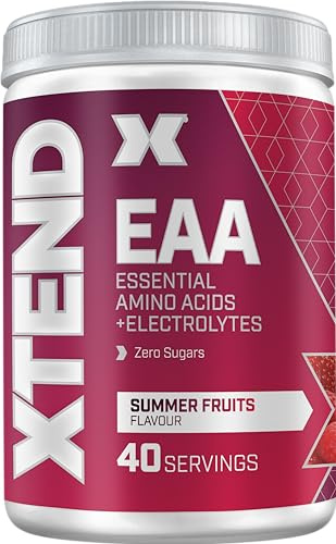 XTEND EAAs 40 servings for Hydration and Fitness Performance | Hydrate, Repair, Recover | 9 Essential Amino Acids + Added Electrolytes | Summer Fruits