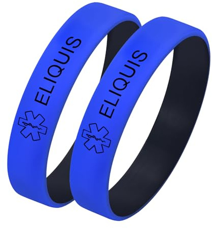 Notfallarmband SOS für Erwachsene - 2 Stk. Personalisierte Alarm Armband für Männer Frauen Medizinisches Armband mit Name Telefonnummer Allergie Silikon-Wasserdichte ID-Armbänder für Sportler Reisende