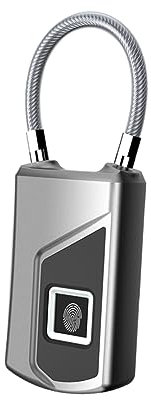 Angoily Candado De Huellas Dactilares Bloqueo De Huellas Dactilares Candado Electronico Candado De Puerta Candado Inteligente