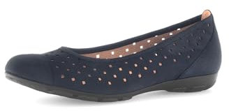 Gabor Damen Klassische Ballerinas, Frauen Flats,klassisch elegant,Pumps,Halbschuhe,Sommerschuhe,Slipper,Ballerina-Schuhe,Nightblue,43 EU / 9 UK