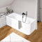 Architectura Wandbadewanne Eckbadewanne links