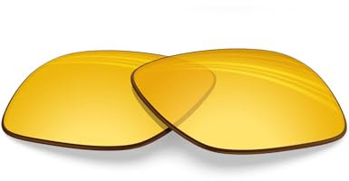 BlazerBuck Polarisierte Ersatzgläser für Oakley Sliver Stealth OO9408 Sonnenbrillen gegen Salz, Hochintensives Gelb, 0