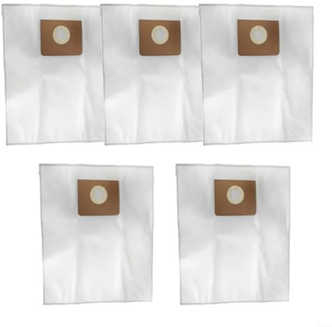 Emiif Lot de 5 sacs à poussière pour aspirateur Karcher NT 48/1 NT 65/2 Like 6.904-285.0, sacs cylindriques de grande capacité de collecte de poussière