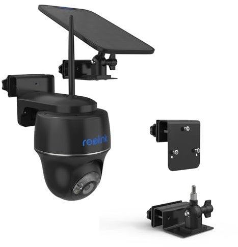TIUIHU Support de gouttière pour caméra de sécurité Reolink Argus PT 3MP, 4MP/2K, 5MP/2K, 4K/8MP, Reolink Go PT Ultra/Plus (Noir)