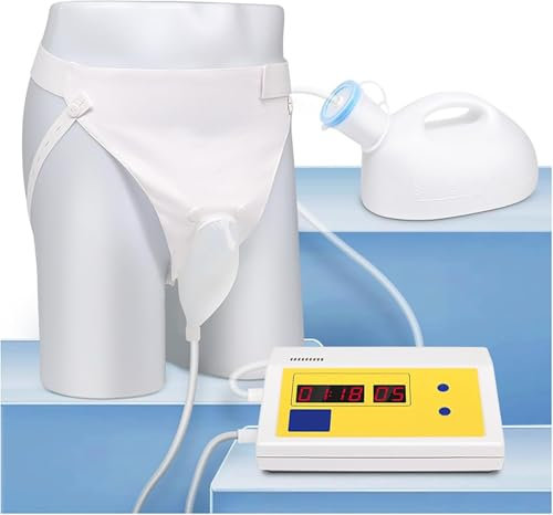 Elektrischer Urinal, tragbar, belüftet, aus Silikon, 2000 ml, intelligentes Urinalsystem, wiederverwendbar und eng anliegend, hautfreundlich und geruchlos
