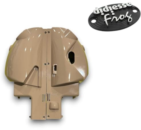 EcoPrice® - Scocche Frog Sinistra e Destra con Targhetta - Ricambi 100% compatibili con macchine caffè Frog componenti originali COLORE (Nocciola)