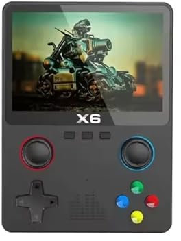 JOYARCH Console de Jeux Portable X6, Console de Jeux Portable avec Écran IPS de 3,5 Pouces et Double Joystick, Lecteur de Jeux Vidéo Rétro Supportant 11 Simulateurs