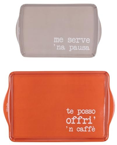 Juego de 2 bandejas de melamina, S.P.Q.eRe