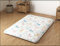 GOPLUS Matelas Futon Japonais 1/2 Personnes,Lit de Couchage Enroulable de Sol Pliable et Portable avec Sac de Transport pour Camping, Voyages en Voiture 90/140x200CM (Cheval Rose,140 x 200 cm)