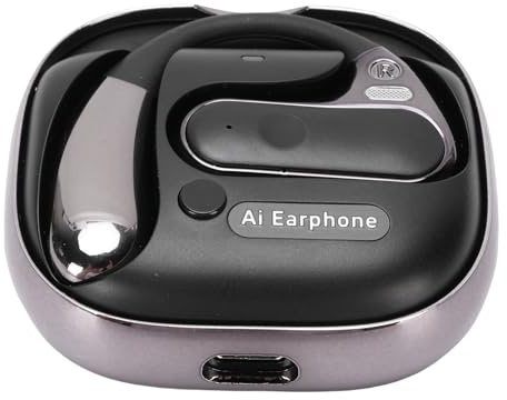 AI Translation Earbuds mit APP, 130 Online Sprachen Übersetzung Kopfhörer Musik Anruf Ohrhörer Fingerabdruck Kontrolle Wireless Translator mit 300mAh Ladegerät für Android