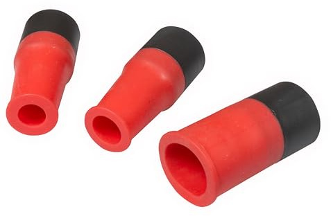 Dust Collection Power Tool Hose Sili Flex Fit Threaded Fittings - Silicone Shop Vacuum Hose Adapter Kit – Universal Stretch‑Fit Dust Collection Adapters For Woodworking Tools - 3pc Set