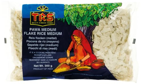 Indische Reisflocken Poha - 300g | Frische, zertifizierte Qualität mit langer Haltbarkeit - hygienische Verpackung für authentische indische Küche