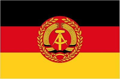 Autoaufkleber Sticker Fahne DDR - NVA Flagge Aufkleber