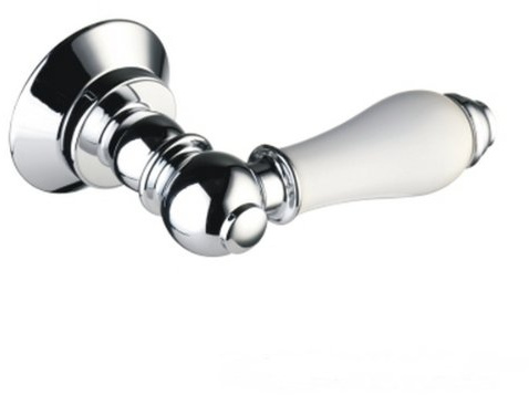 Cistern Lever 6, Chrome and White
