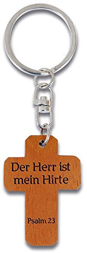 Uljö °° Schlüsselanhänger aus Holz, Psalm 23