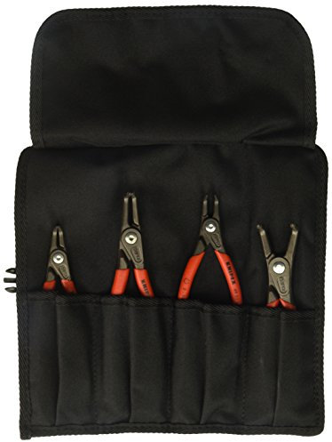 Knipex Tools 9 K 00 80 21 uns Präzision Sicherungsring snap-ring Zangen Set (4 Stück)