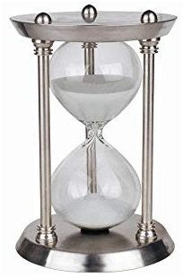 KOCH Sablier «Classic», 60 min, acier inoxydable