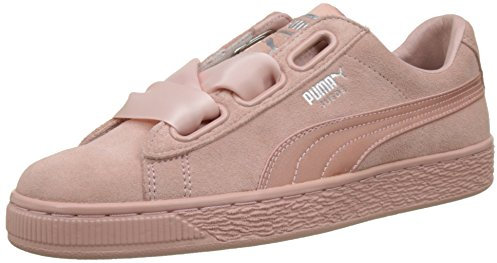 Puma Suede Heart EP, Scarpe da Ginnastica Basse Donna, Beige (Peach Beige-Metallic Beige), 38 EU