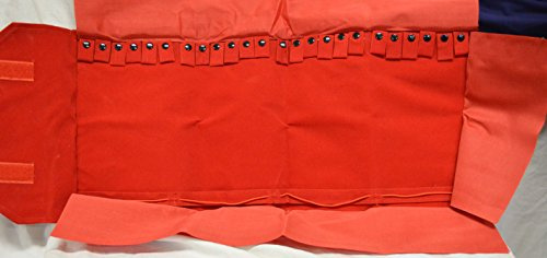Organizzatore gioielli rotolo roll porta collane, bracciali velluto rosso