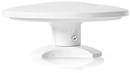 NEDIS - Antenna HDTV - Guadagno 46dB - FM/VHF/UHF - Portata 50 km - per esterni - Bianco ANOR5003BK700, compatta
