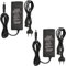 ledmo 2 Stücke 12V 5A Netzteil Adapter, AC 100-240V bis DC 12 Volt 5 Amp 60W Stromversorgung für LED Lichtstreifen Monitore Fernseher DVD TVs Verstärker Kamerasystem- Euro Stecker 5,5 * 2,5/2,1mm