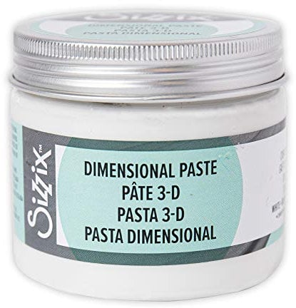 Sizzix Effectz Dimensional Paste White 150ml, 664573, One Size