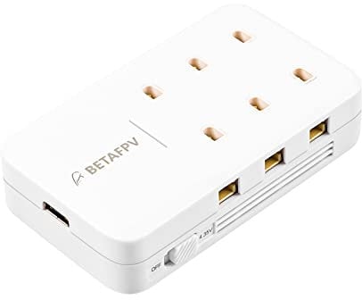BETAFPV 1S LiPo Battery Charger Board 6 Ports Type-C Portable Charger 4.35V 1A 1S LiHV Charger for 1S RC Drone Quadcopter Lipo Battery with BT2.0/PH2.0 Connector Like 300mAh 1S Lipo Battery