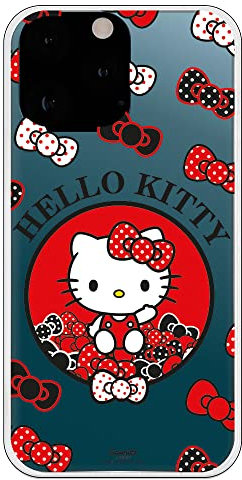 Personalaizer Originelle Schutzhülle, kompatibel mit iPhone 13 Pro Max, Hello Kitty, bunte Schleifen