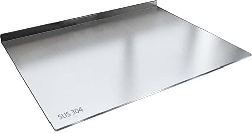 KLOSEKAKA66 Chopping Board Stainless Steel Cutting Board Kitchen Large Wheat Straw Cutting Board Pastry Board for Meat,Vegetables, Bread, Cutting Mats (Thickness:1.5mm-11.8 * 15.7in(30X40cm))