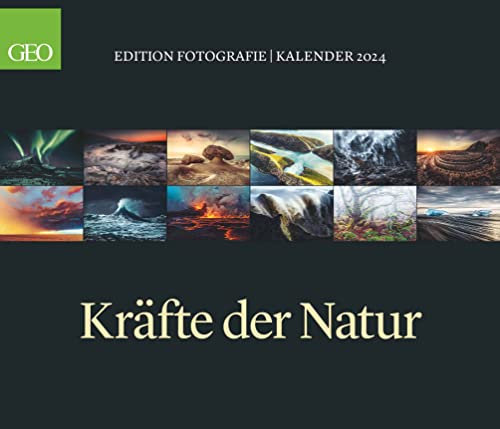 GEO Edition: Kräfte der Natur 2024 - Wand-Kalender - Poster-Kalender - 70x60, Mittel