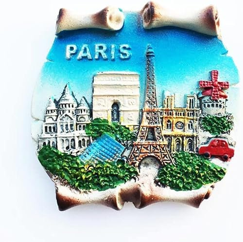 Paris Frankreich Paris Magnet Kühlschrank Kühlschrank Magnet Dekoration Aufkleber Souvenir Harz Handwerk Küche Whiteboard