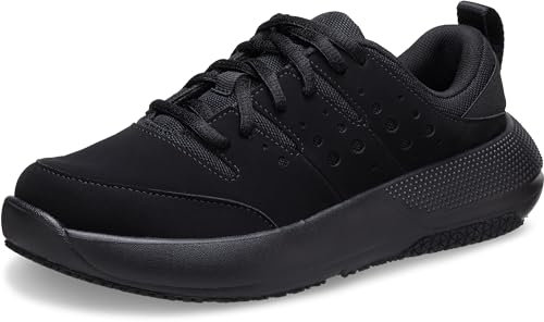 Crocs On The Clock Work Sneaker W, Frauen Sneaker, Triple Black, 41 EU