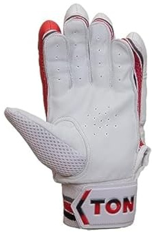 SS TON Glory Cricket Batting Gloves | Multicolor | Lightweight | Professional Grade Padded Gloves | Superior Finger Protection