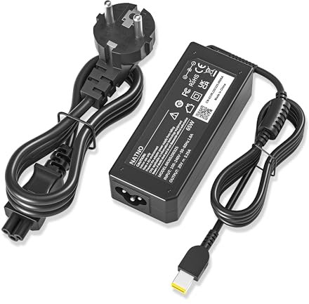 NATNO 65W Cargador para Thinkpad T430 T440 T450 T450S T460 T470 T470S T560 E540 E570 L460 L470 X250 X270 G50 G50-80 G50-70, X1 Carbon 2nd 3rd 4th, Ideapad Flex 2 3 Ordenador Portatil Adaptador