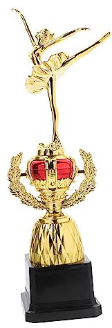 HONMEET Balletttrophäe Leichtes Plastik Mit Stabilem Sockel Tanzpreis Für Mädchen Belohnung Kindergartenabschluss Tanzparty Geschenke Kreative Auszeichnung