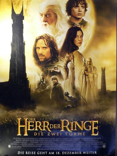 Der Herr der Ringe - Die zwei Türme - Filmposter A1 84x60cm gerollt